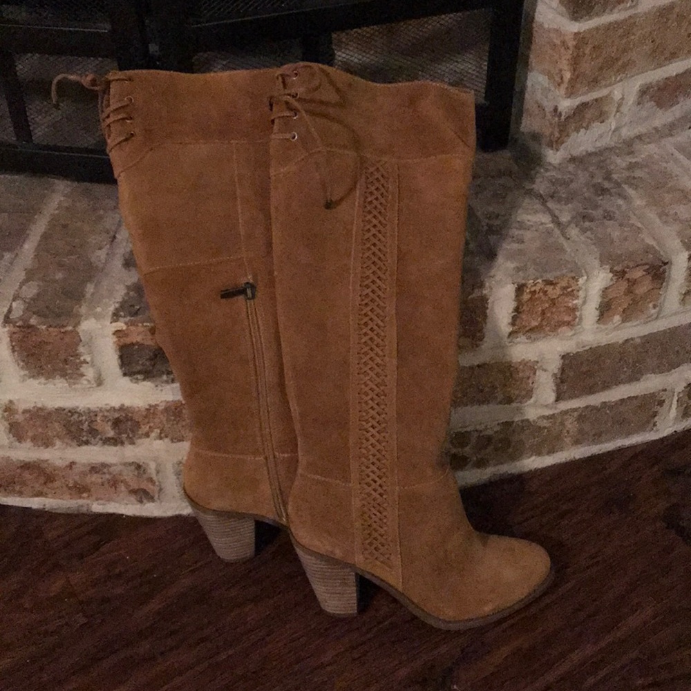 NWT Jessica Simpson Honey Brown Knee High Boot